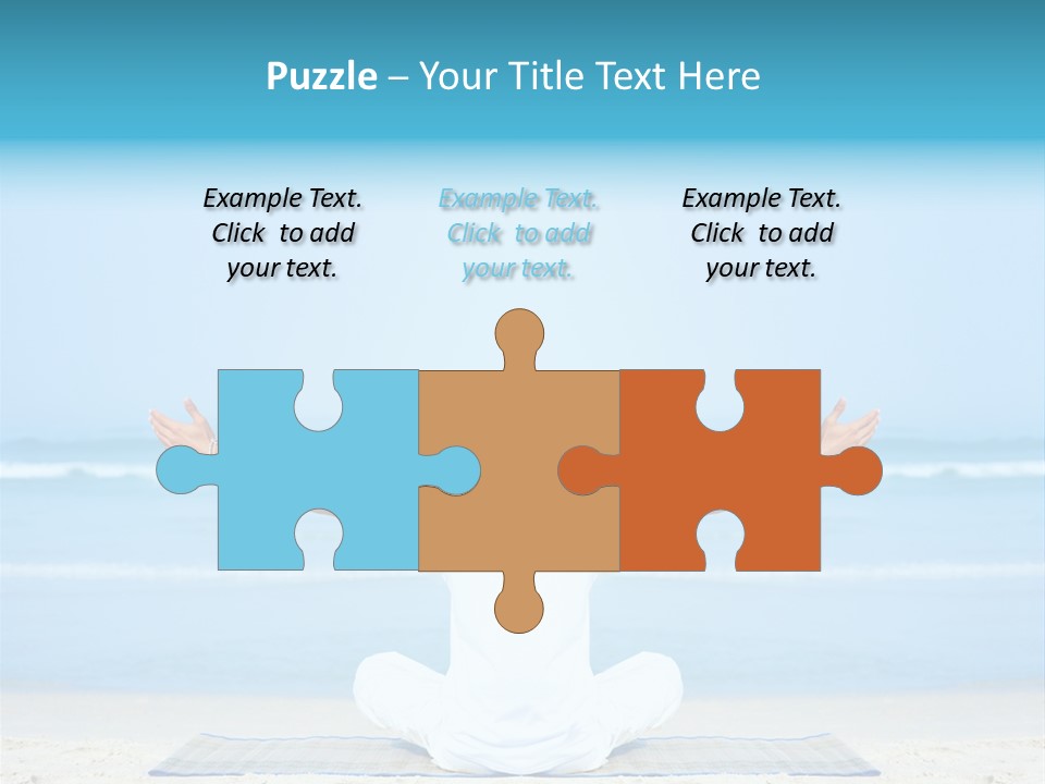 Blue Lotus Male PowerPoint Template