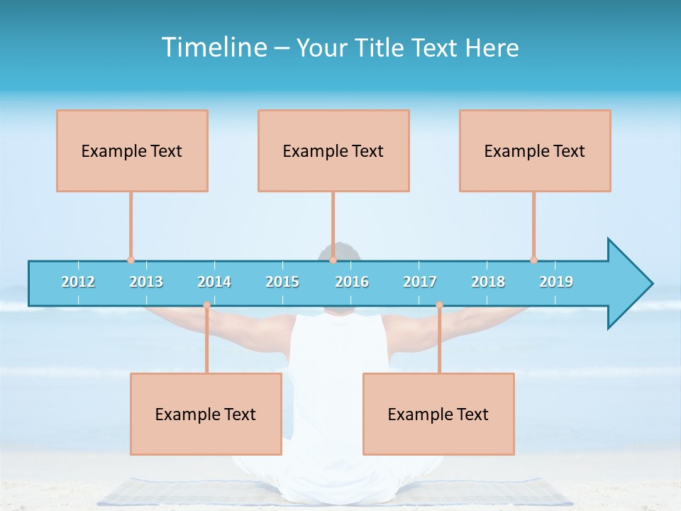 Blue Lotus Male PowerPoint Template