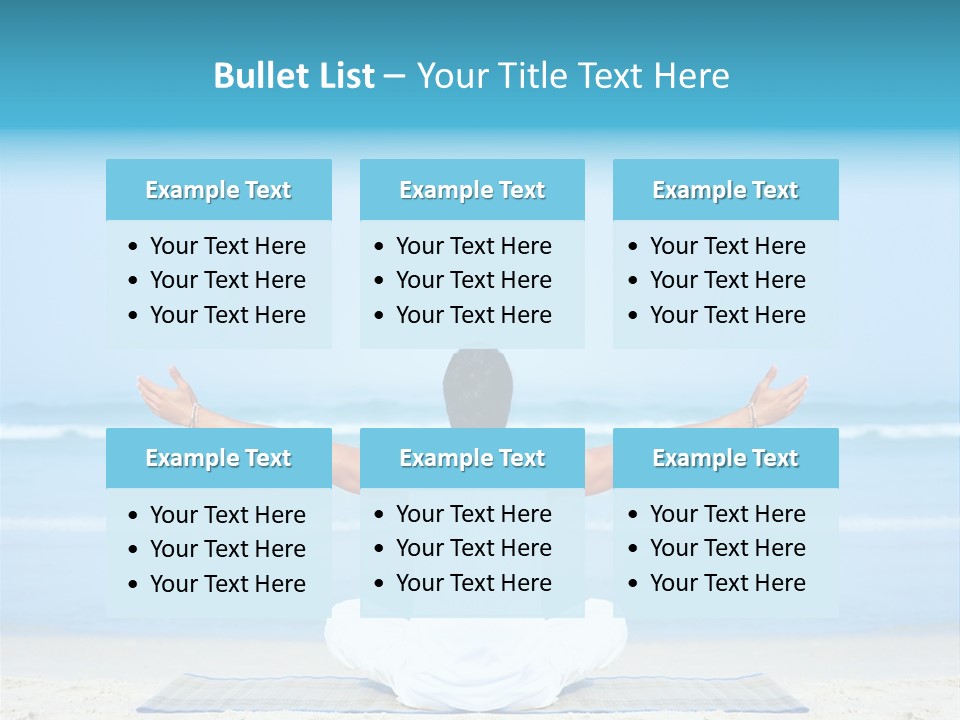 Blue Lotus Male PowerPoint Template