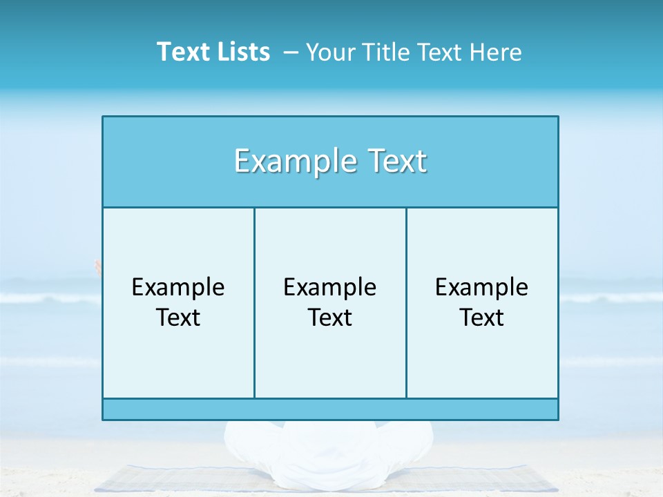 Blue Lotus Male PowerPoint Template