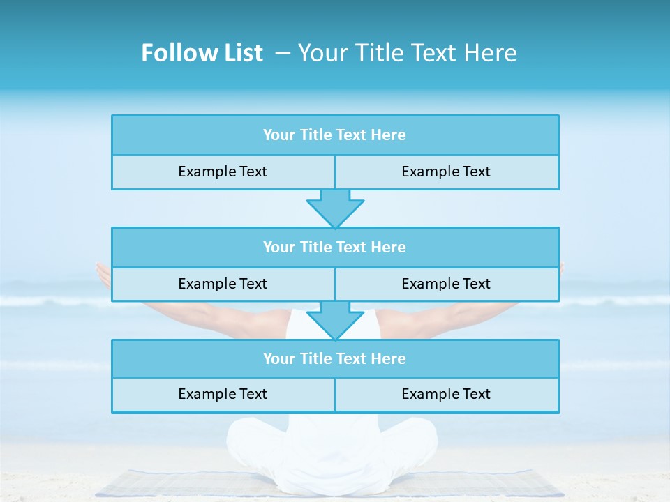 Blue Lotus Male PowerPoint Template