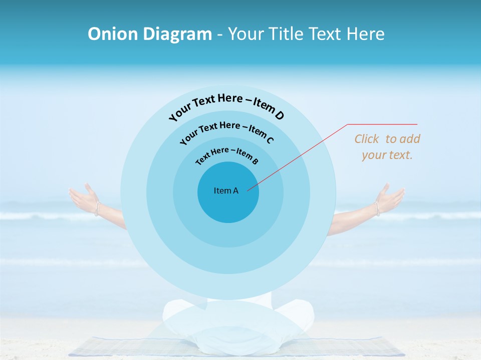 Blue Lotus Male PowerPoint Template