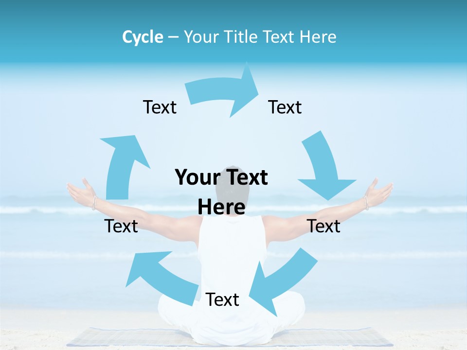 Blue Lotus Male PowerPoint Template