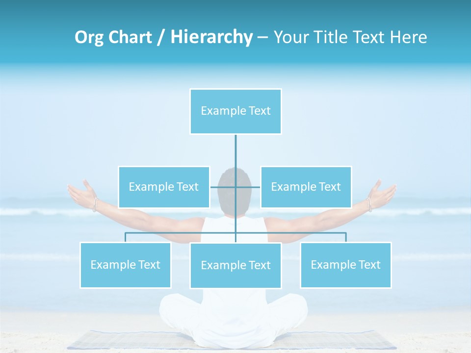 Blue Lotus Male PowerPoint Template