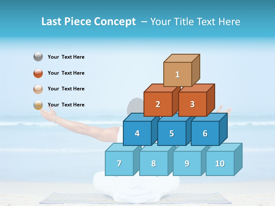 Blue Lotus Male PowerPoint Template