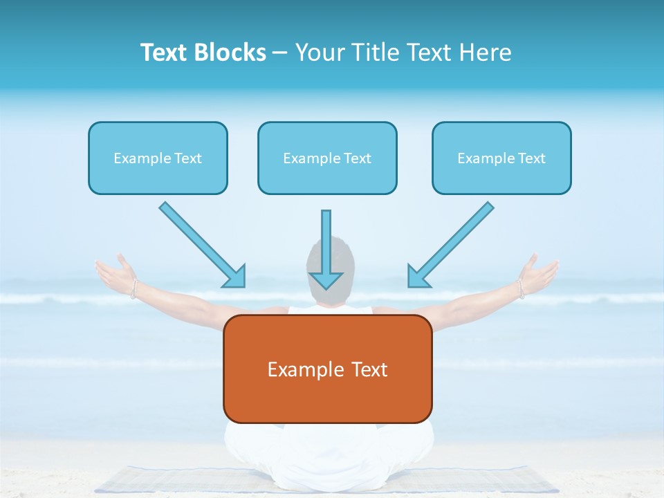Blue Lotus Male PowerPoint Template