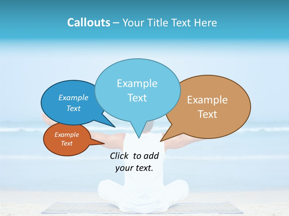 Blue Lotus Male PowerPoint Template