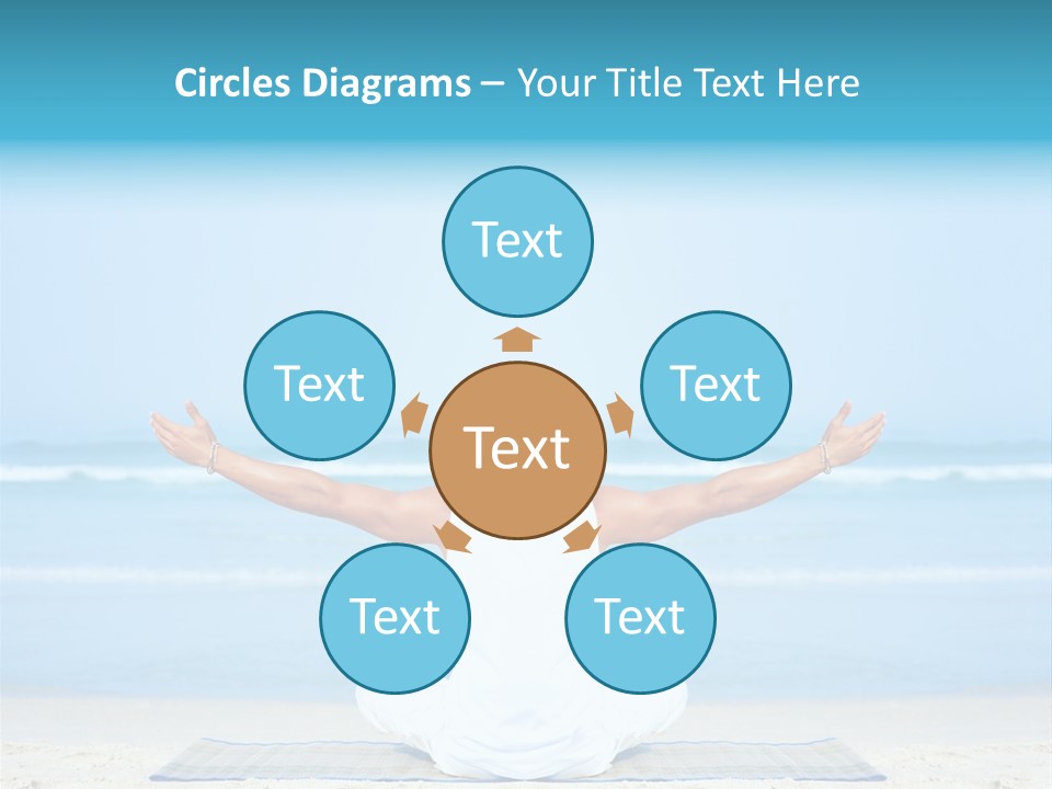 Blue Lotus Male PowerPoint Template