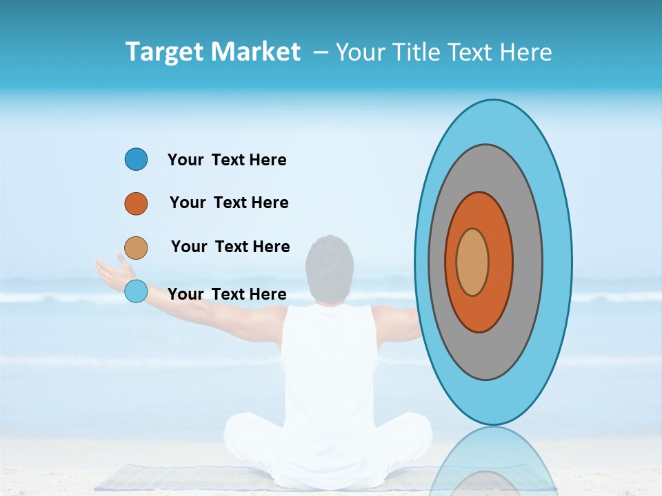 Blue Lotus Male PowerPoint Template