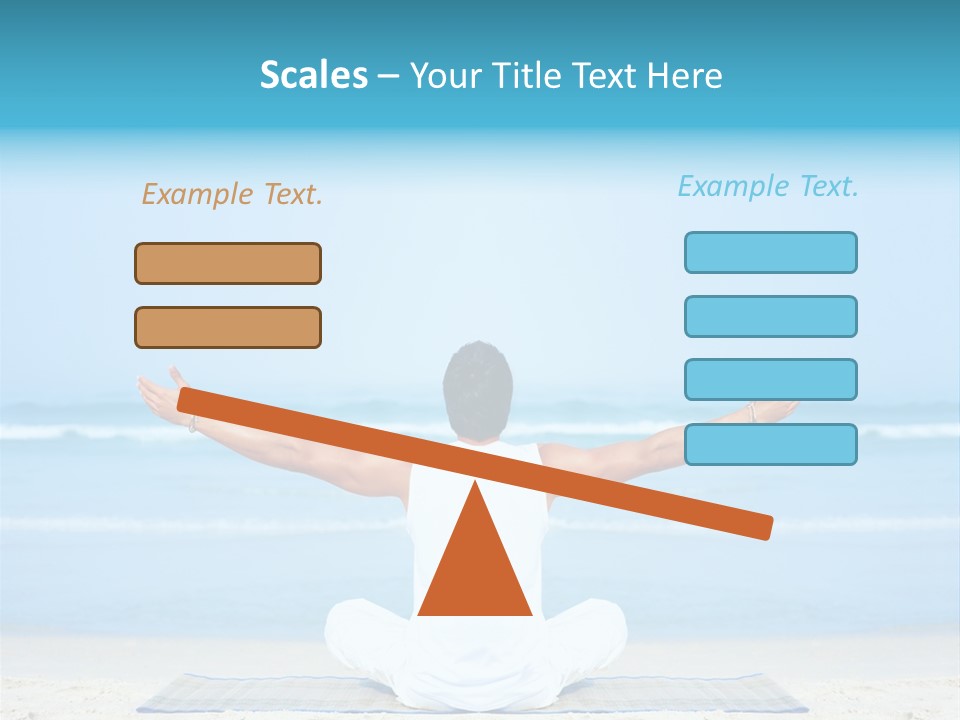 Blue Lotus Male PowerPoint Template