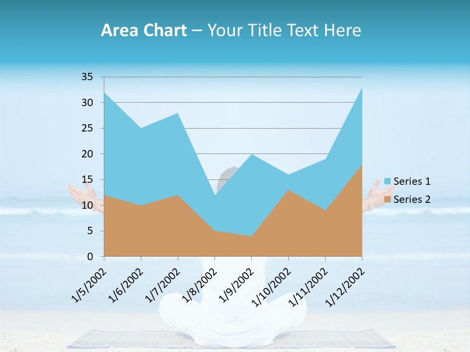 Blue Lotus Male PowerPoint Template
