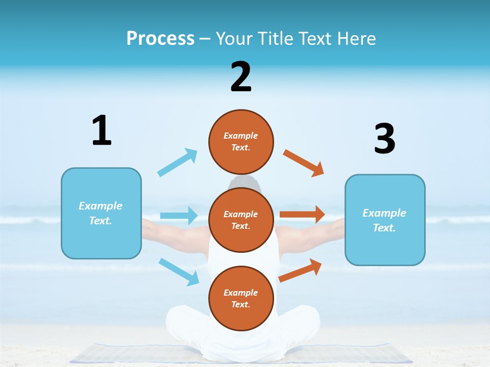 Blue Lotus Male PowerPoint Template