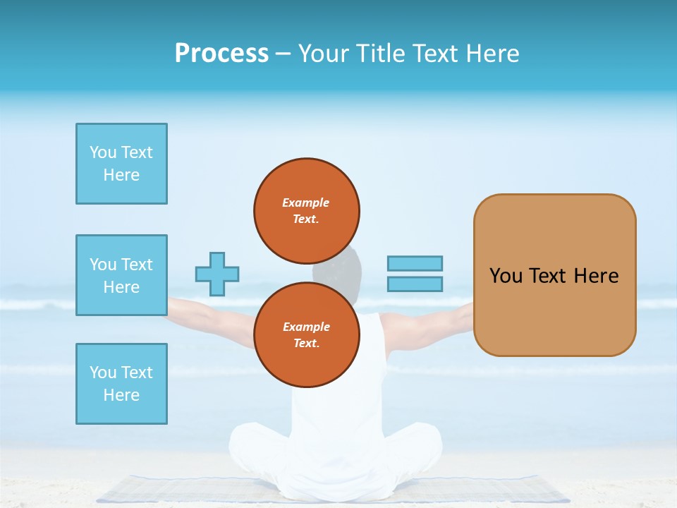 Blue Lotus Male PowerPoint Template