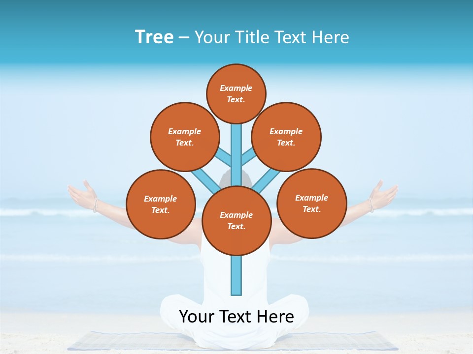 Blue Lotus Male PowerPoint Template