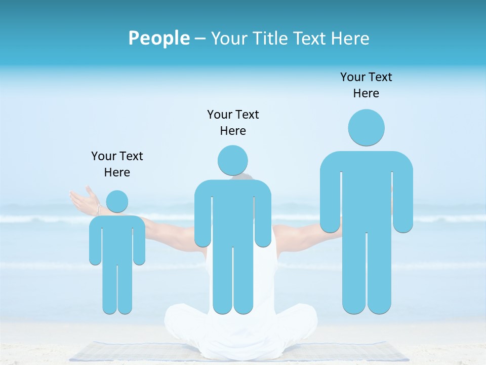 Blue Lotus Male PowerPoint Template