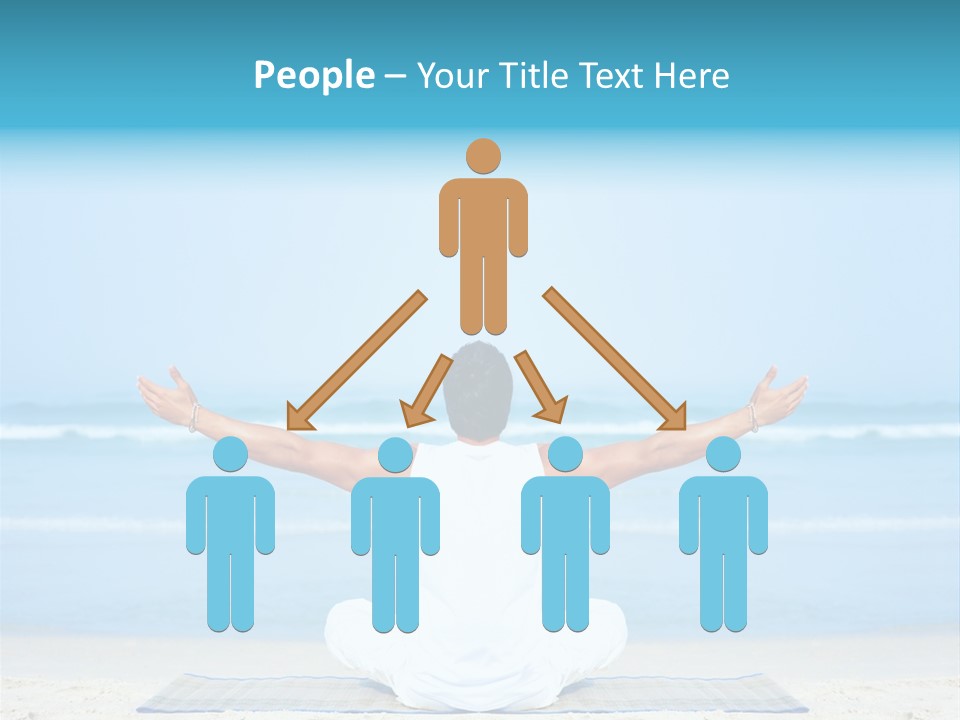 Blue Lotus Male PowerPoint Template