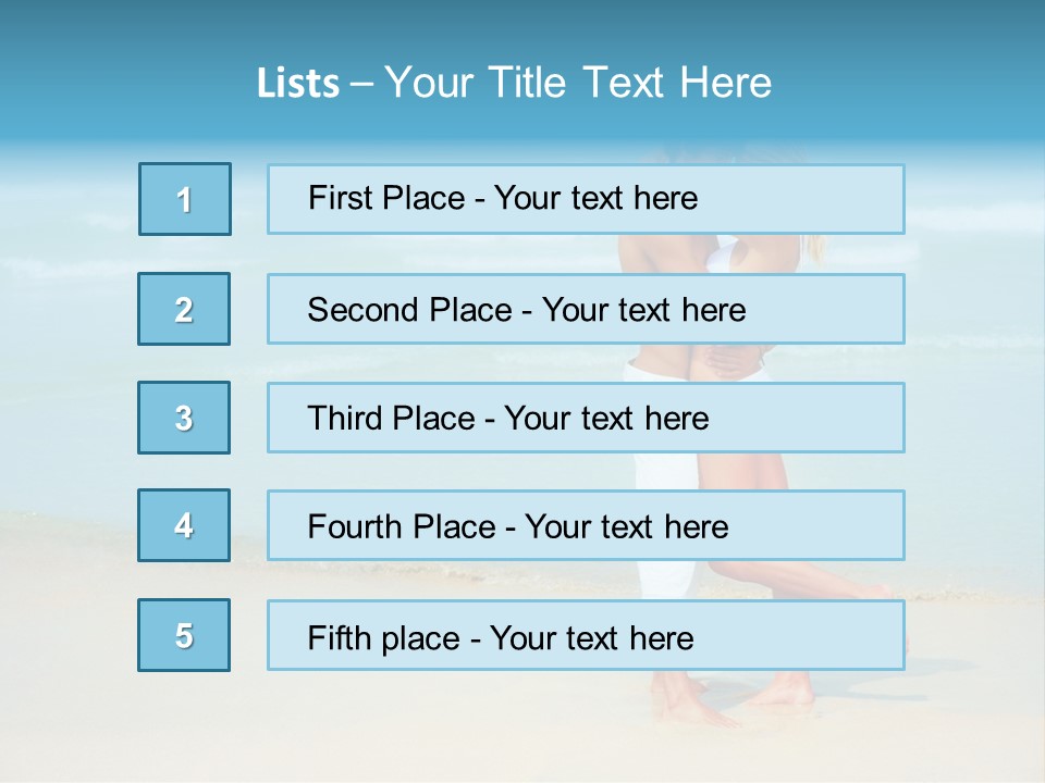 White Position  PowerPoint Template