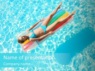 Tranquil Sensual Floating PowerPoint Template