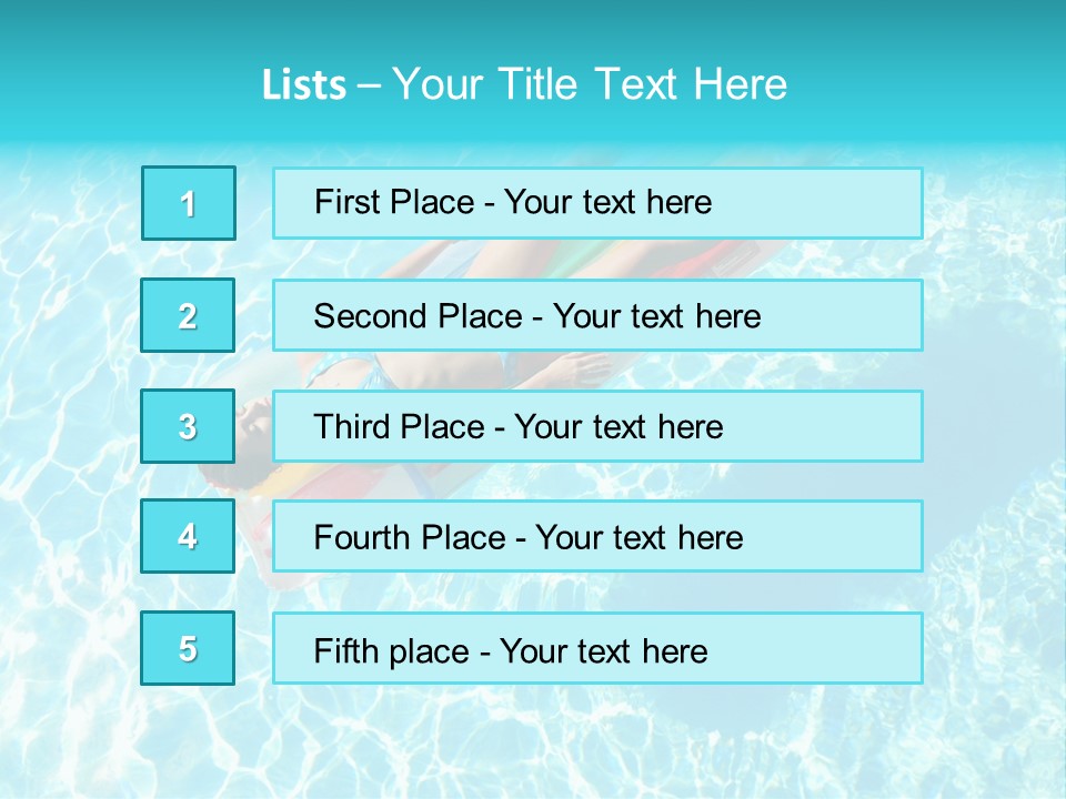 Tranquil Sensual Floating PowerPoint Template