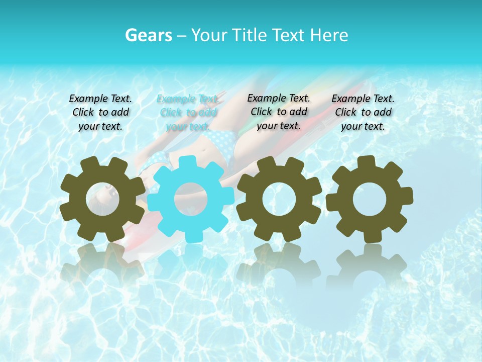 Tranquil Sensual Floating PowerPoint Template