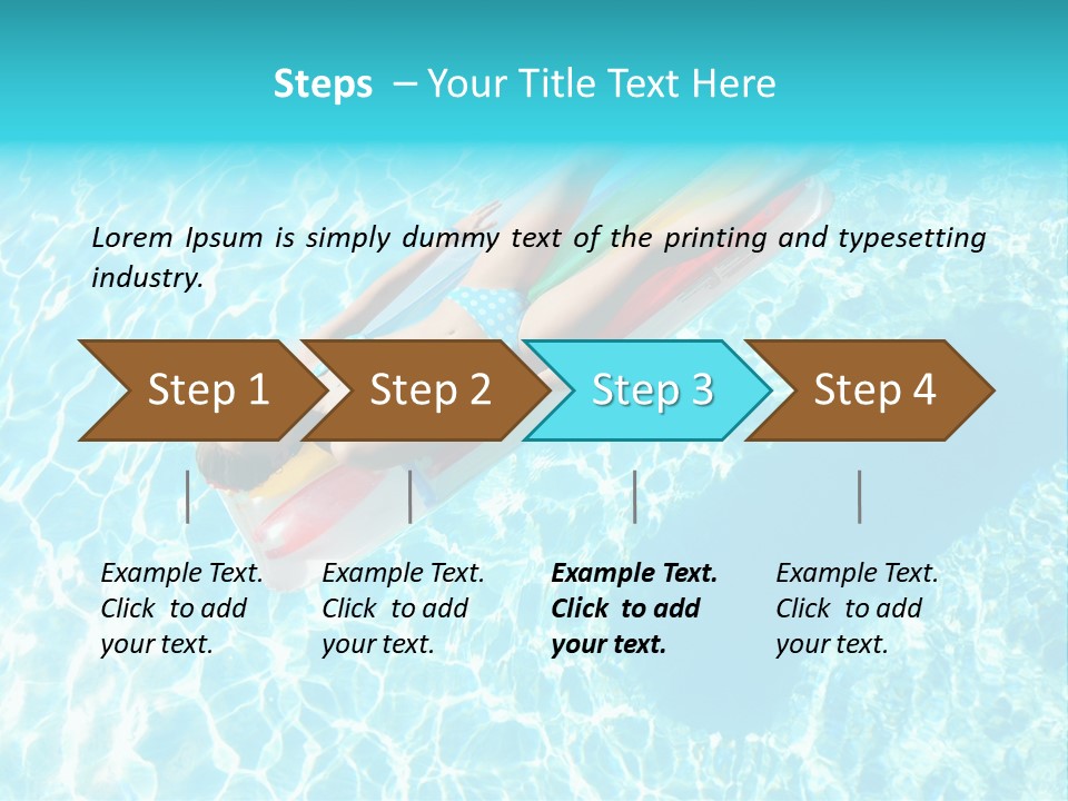 Tranquil Sensual Floating PowerPoint Template
