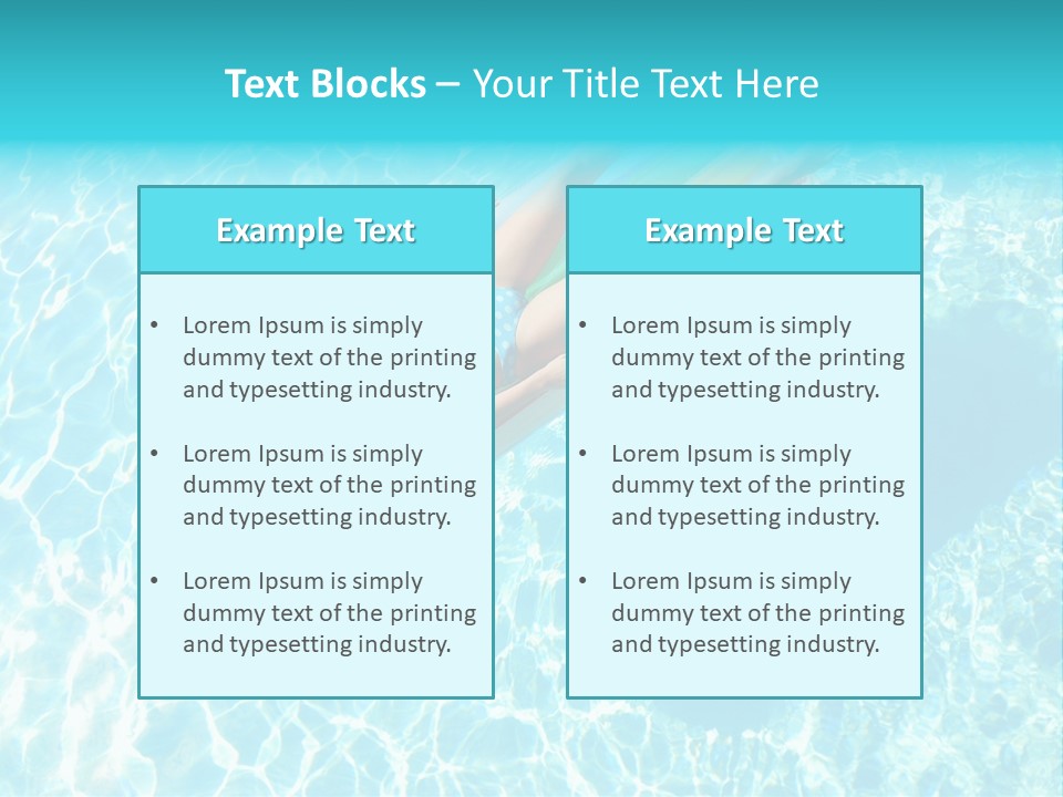 Tranquil Sensual Floating PowerPoint Template