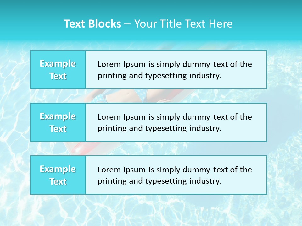 Tranquil Sensual Floating PowerPoint Template