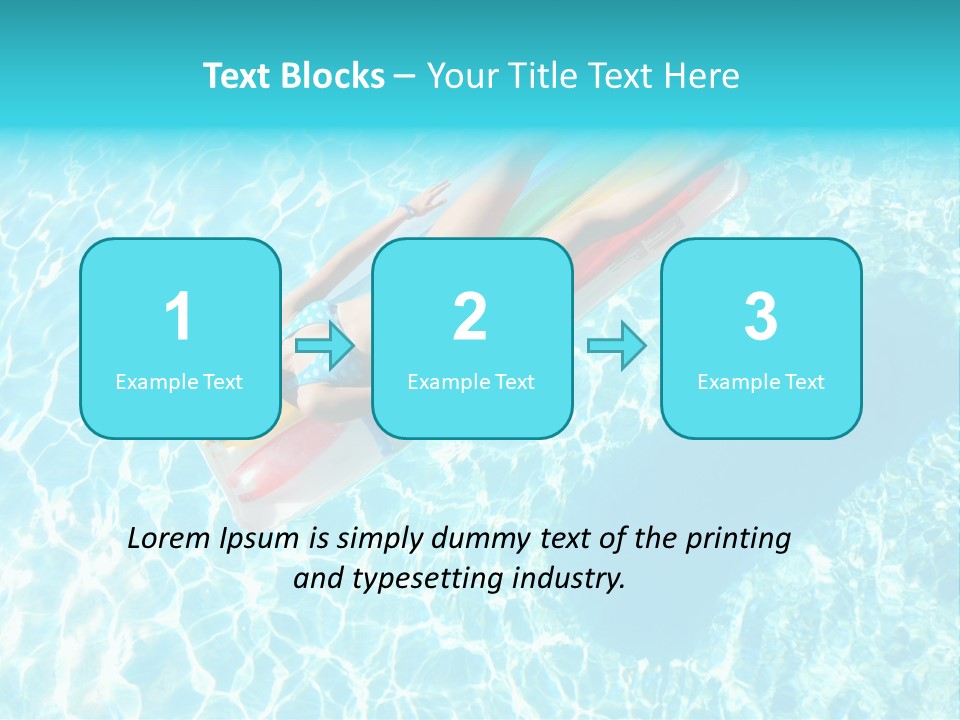 Tranquil Sensual Floating PowerPoint Template