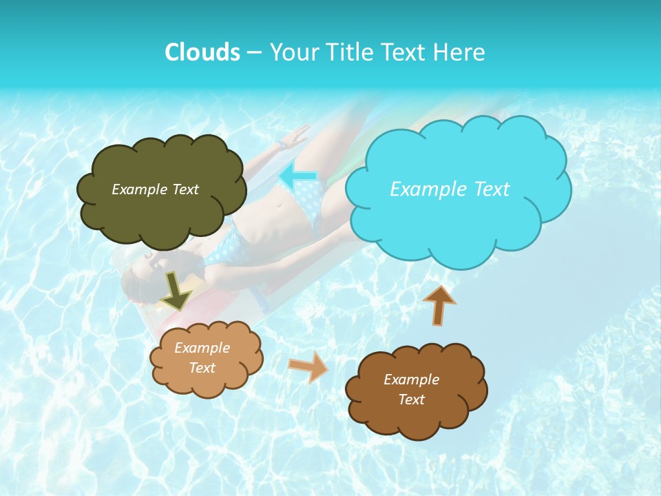 Tranquil Sensual Floating PowerPoint Template