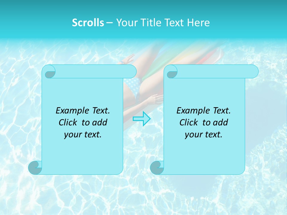 Tranquil Sensual Floating PowerPoint Template