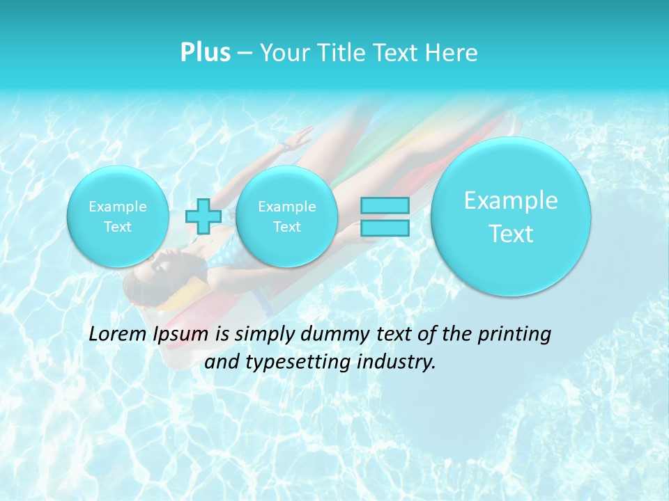 Tranquil Sensual Floating PowerPoint Template