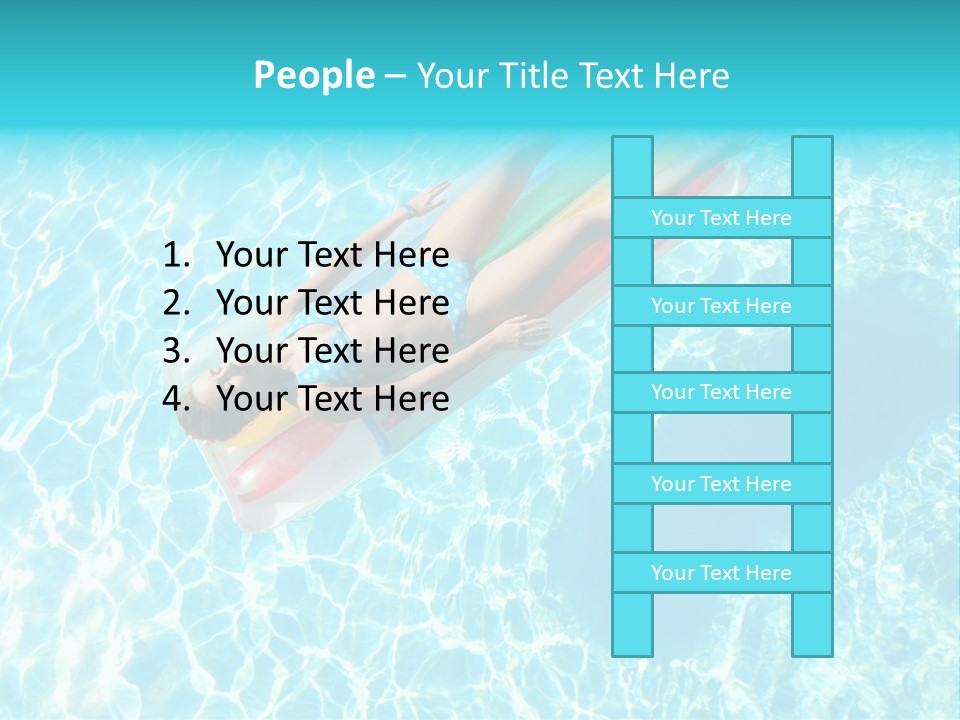 Tranquil Sensual Floating PowerPoint Template