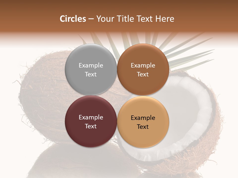 Tropical Husk Milk PowerPoint Template