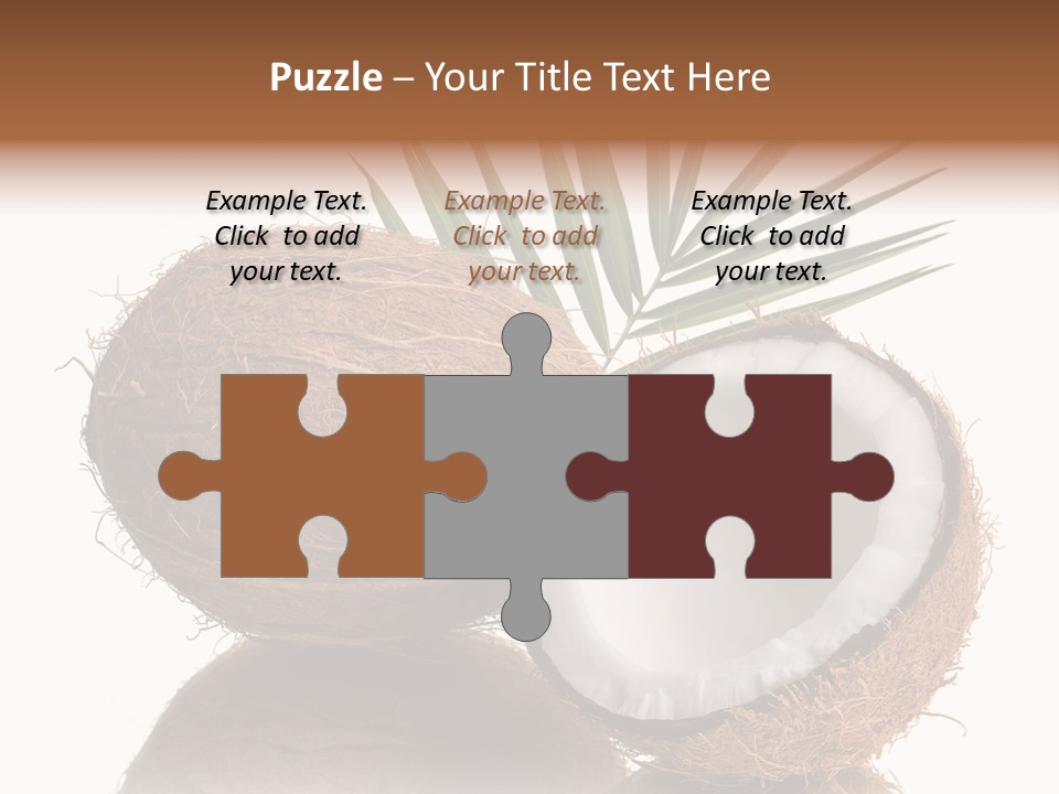 Tropical Husk Milk PowerPoint Template