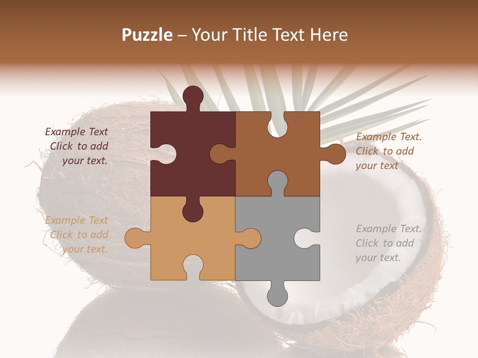 Tropical Husk Milk PowerPoint Template