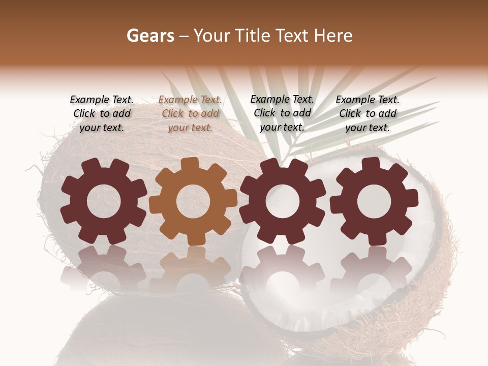 Tropical Husk Milk PowerPoint Template