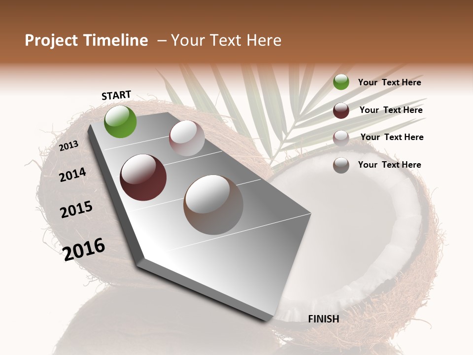 Tropical Husk Milk PowerPoint Template