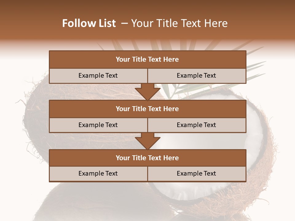 Tropical Husk Milk PowerPoint Template