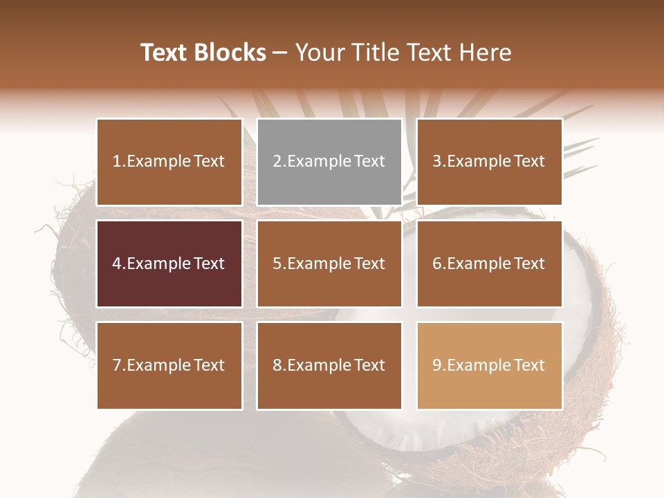 Tropical Husk Milk PowerPoint Template