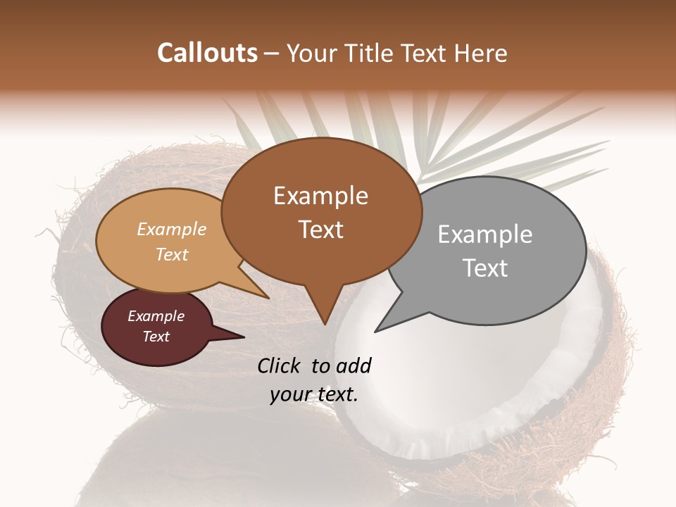 Tropical Husk Milk PowerPoint Template