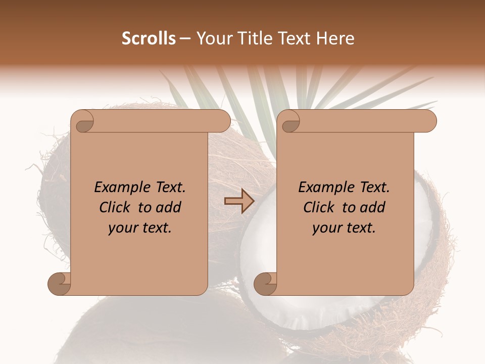 Tropical Husk Milk PowerPoint Template