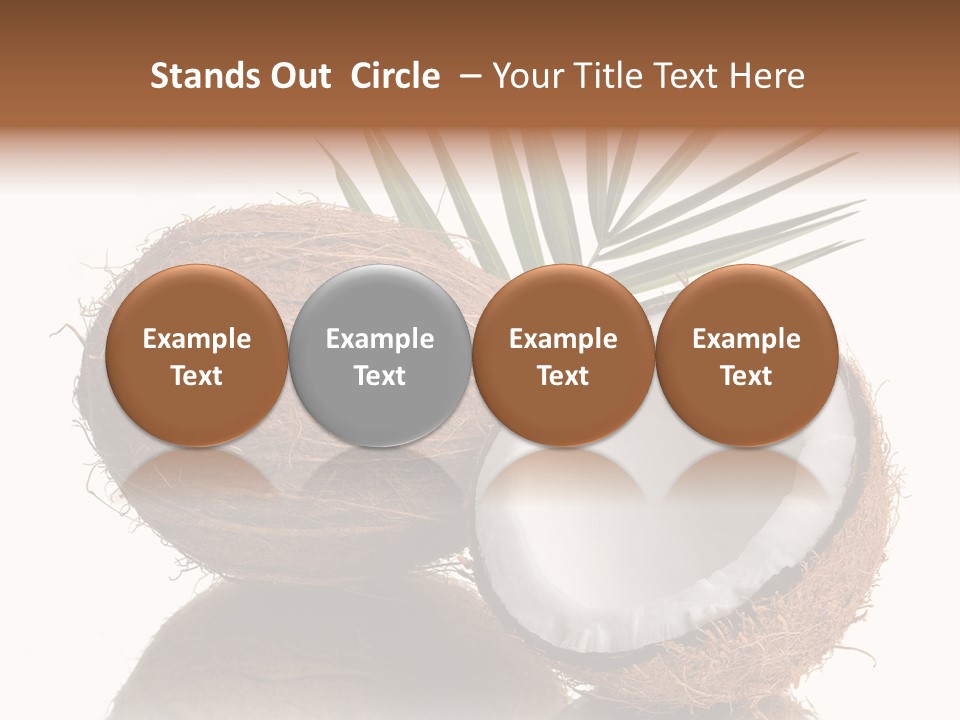 Tropical Husk Milk PowerPoint Template