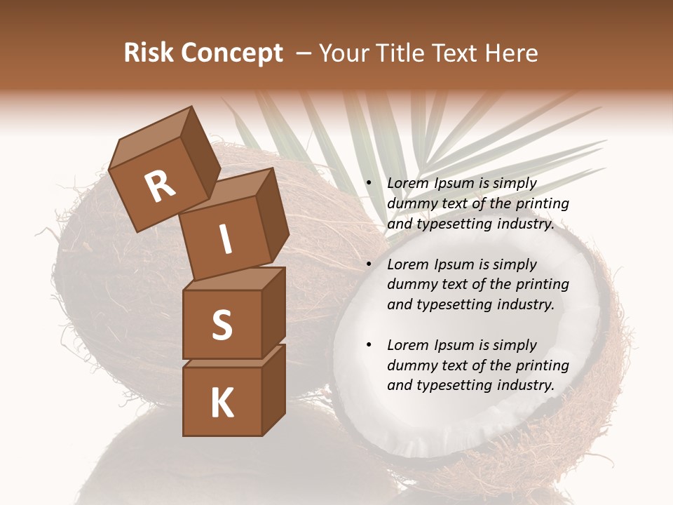 Tropical Husk Milk PowerPoint Template