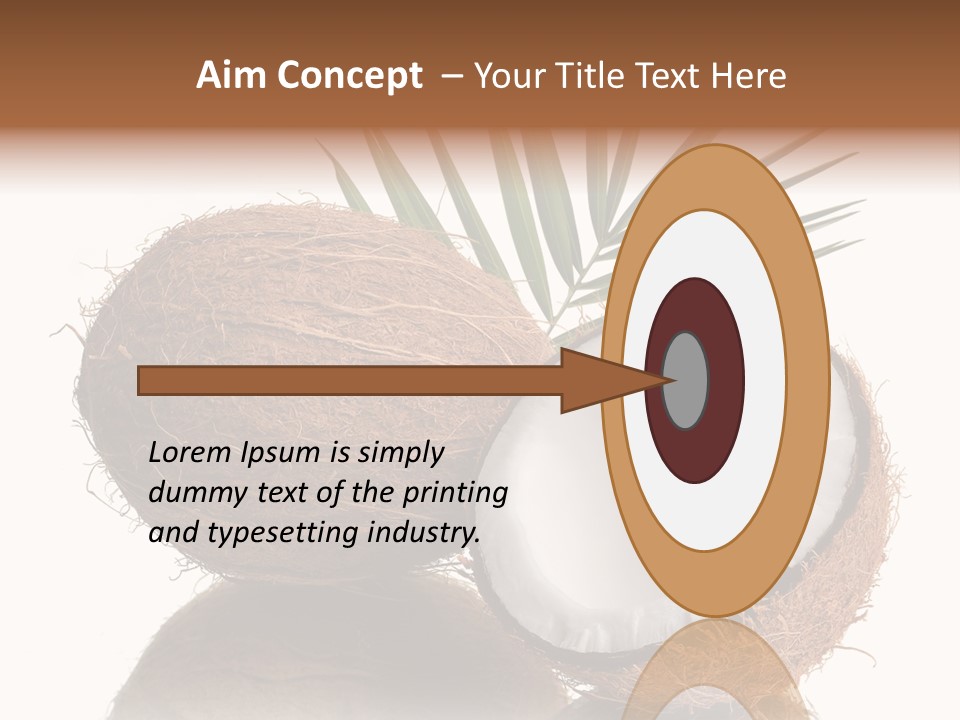Tropical Husk Milk PowerPoint Template