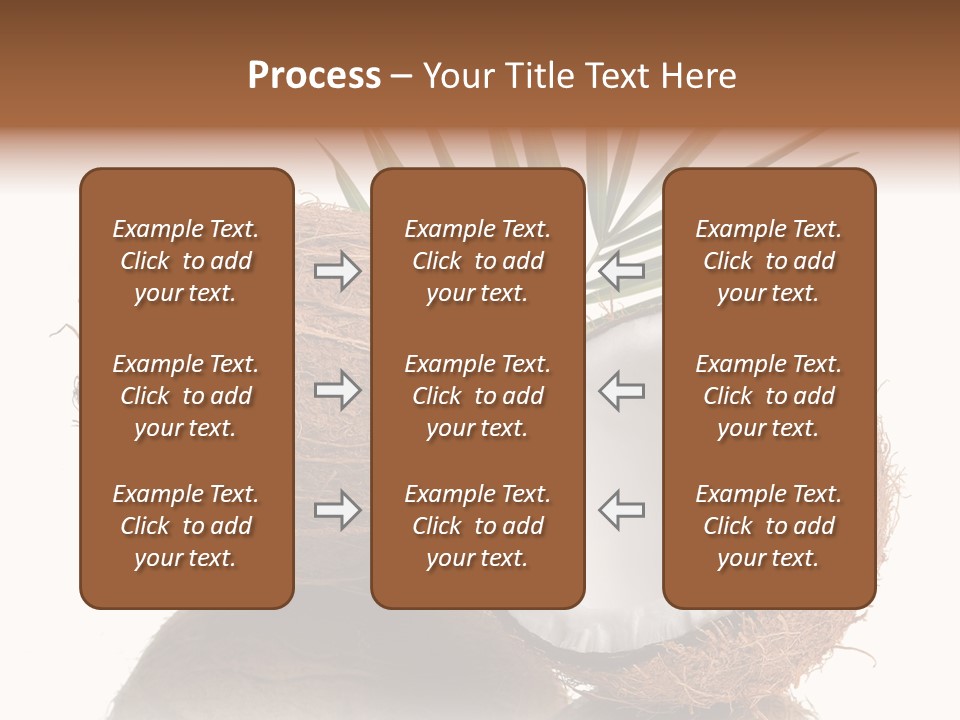 Tropical Husk Milk PowerPoint Template