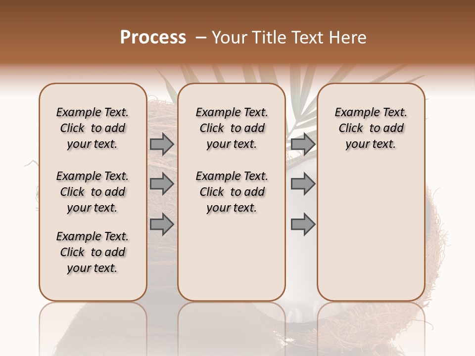 Tropical Husk Milk PowerPoint Template
