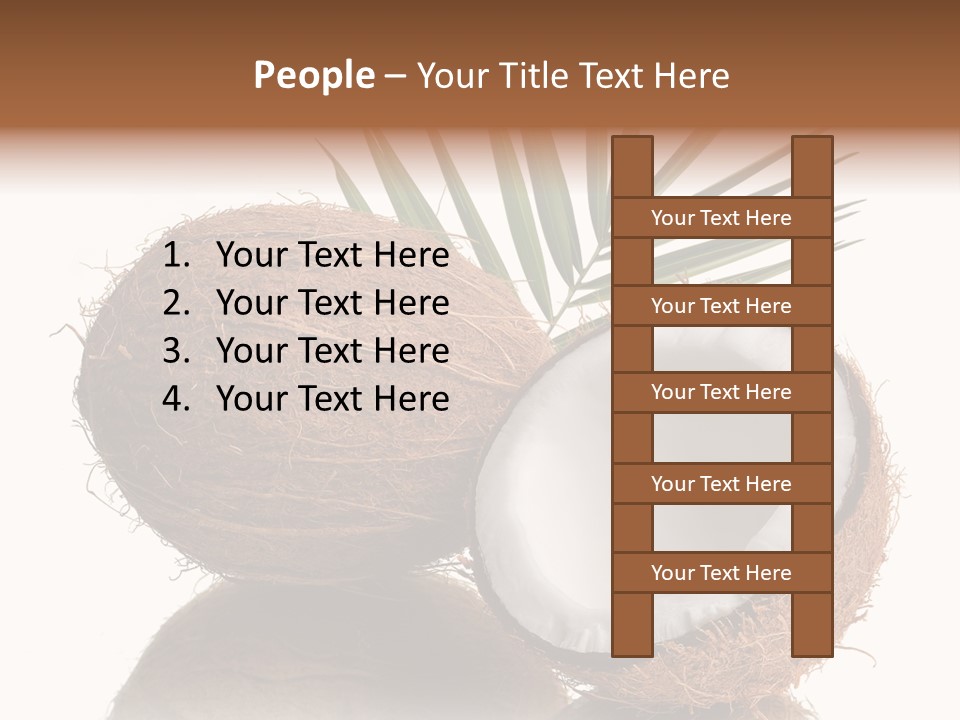 Tropical Husk Milk PowerPoint Template