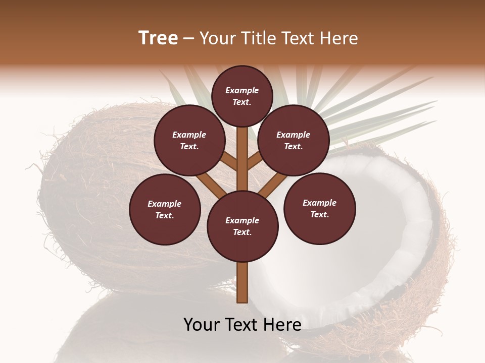 Tropical Husk Milk PowerPoint Template