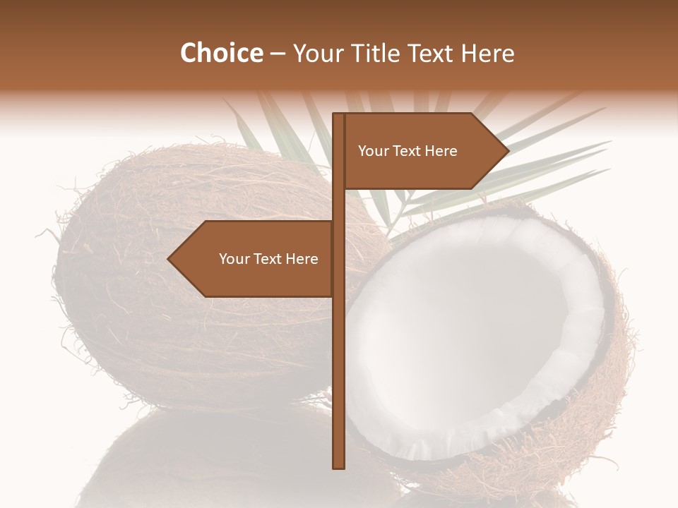 Tropical Husk Milk PowerPoint Template