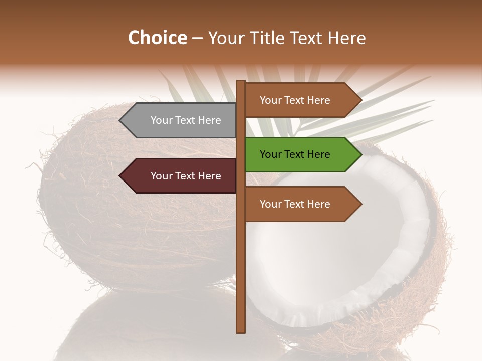 Tropical Husk Milk PowerPoint Template